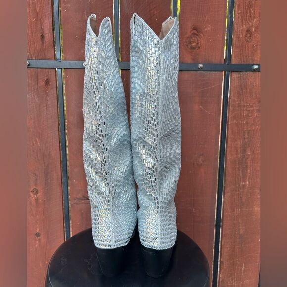 AZALEA WANG DRIVEN TALL WESTERN BOOTS size 7 - Picture 5 of 9